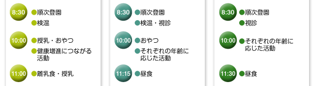 姫保育園1日の流れ2