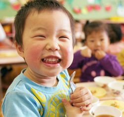 給食の様子